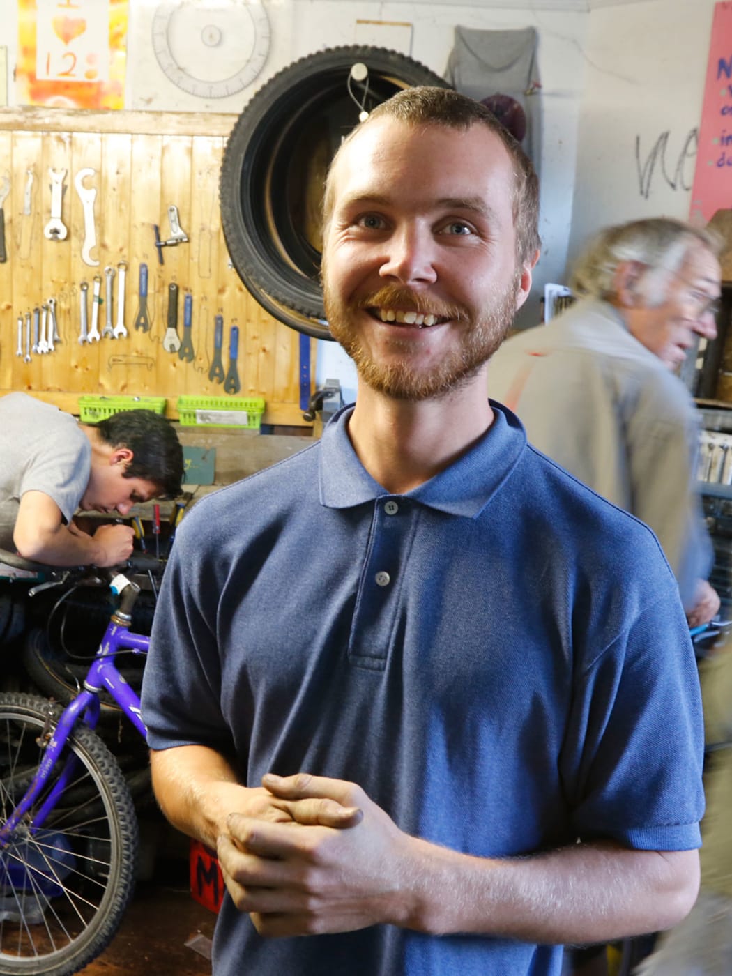 Mechanical Tempest volunteer Russell Silverwood.