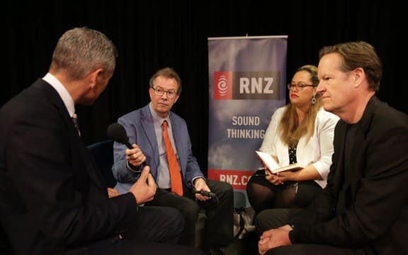 Guyon Espiner, Todd Niall, Stella Muller and Simon Wilson