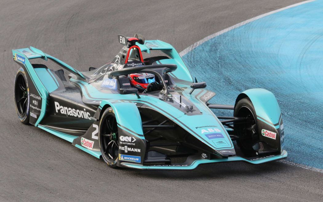 Jaguar Formula E driver, New Zealander Mitch Evans.