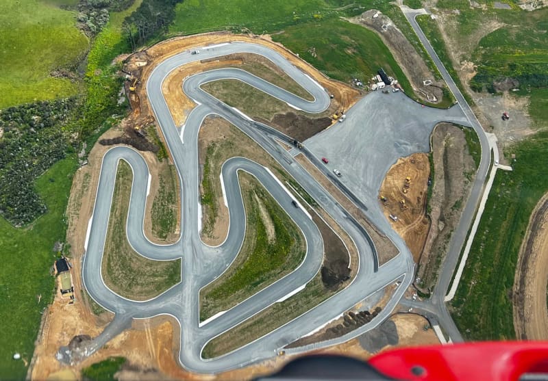 The Colin Dale Park International Raceway is under construction in South Auckland.