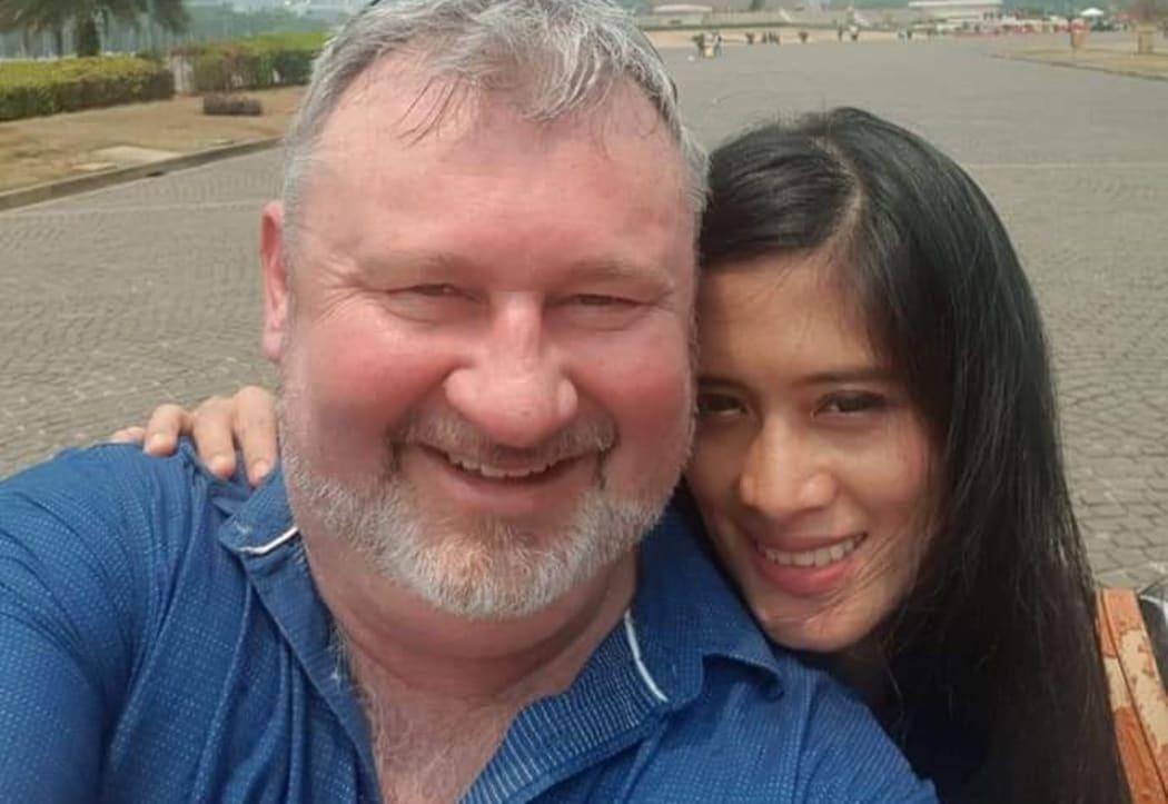 David Higgs' fiancée Riani Yudhi Prihatin hasn't been able to come to New Zealand.