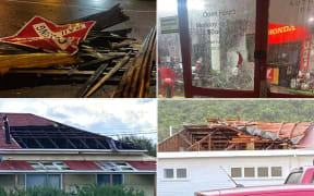 Some properties and businesses have been damaged after a tornado ripped through Greymouth late night on 20 March, 2023.