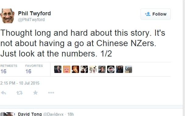 Phil Twyford tweet