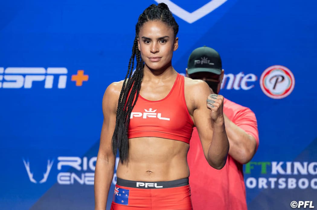 New Zealand kickboxer and mixed martial artist Genah Fabian fought in the PFL women's lightweight semi-finals in August.