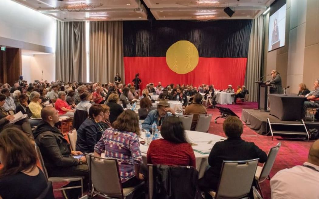 The final day of the National Constitutional Convention at Uluru.