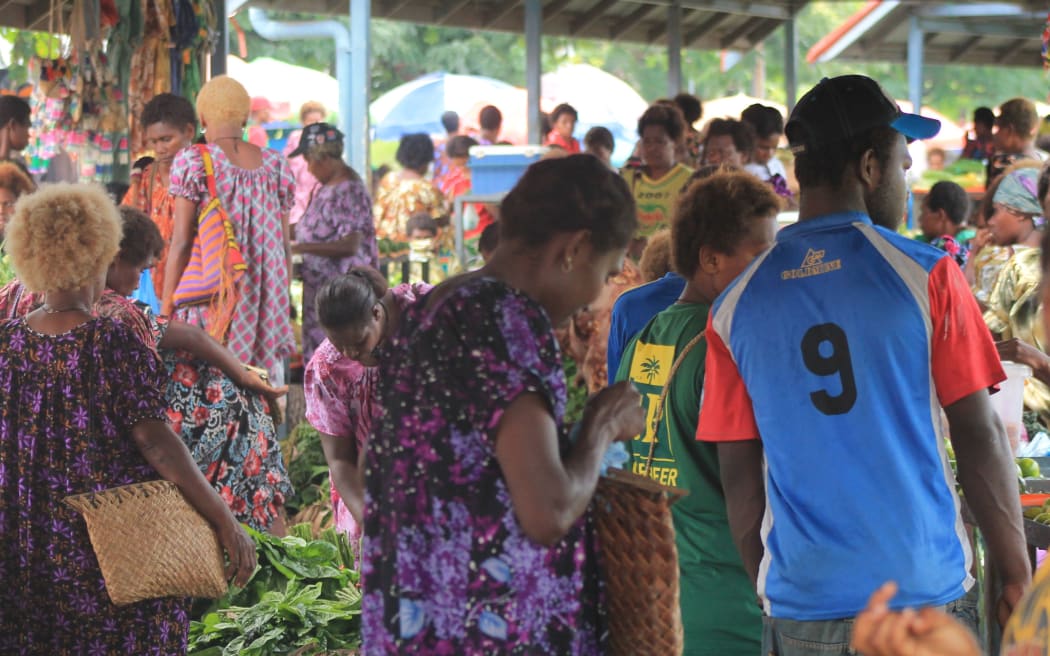 Market in Rabaul, Papua New Guinea.