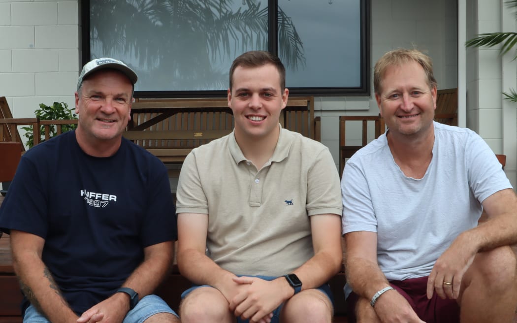 From left: Fishily creators Scott Clark, Jackson Currie and Todd Morris