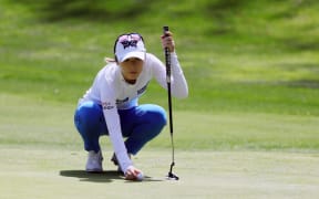 CARLSBAD, CA - MARCH 28: Lydia Ko on the fourth hole green during the first round of the Kia Classic LPGA Golf Tournamenton March 28, 2019, at Aviara Golf Course in Carlsbad, CA. (Photo by Will Powers/Icon Sportswire)