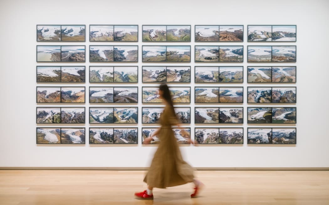 Olafur Eliasson's work The Glacier Melt.