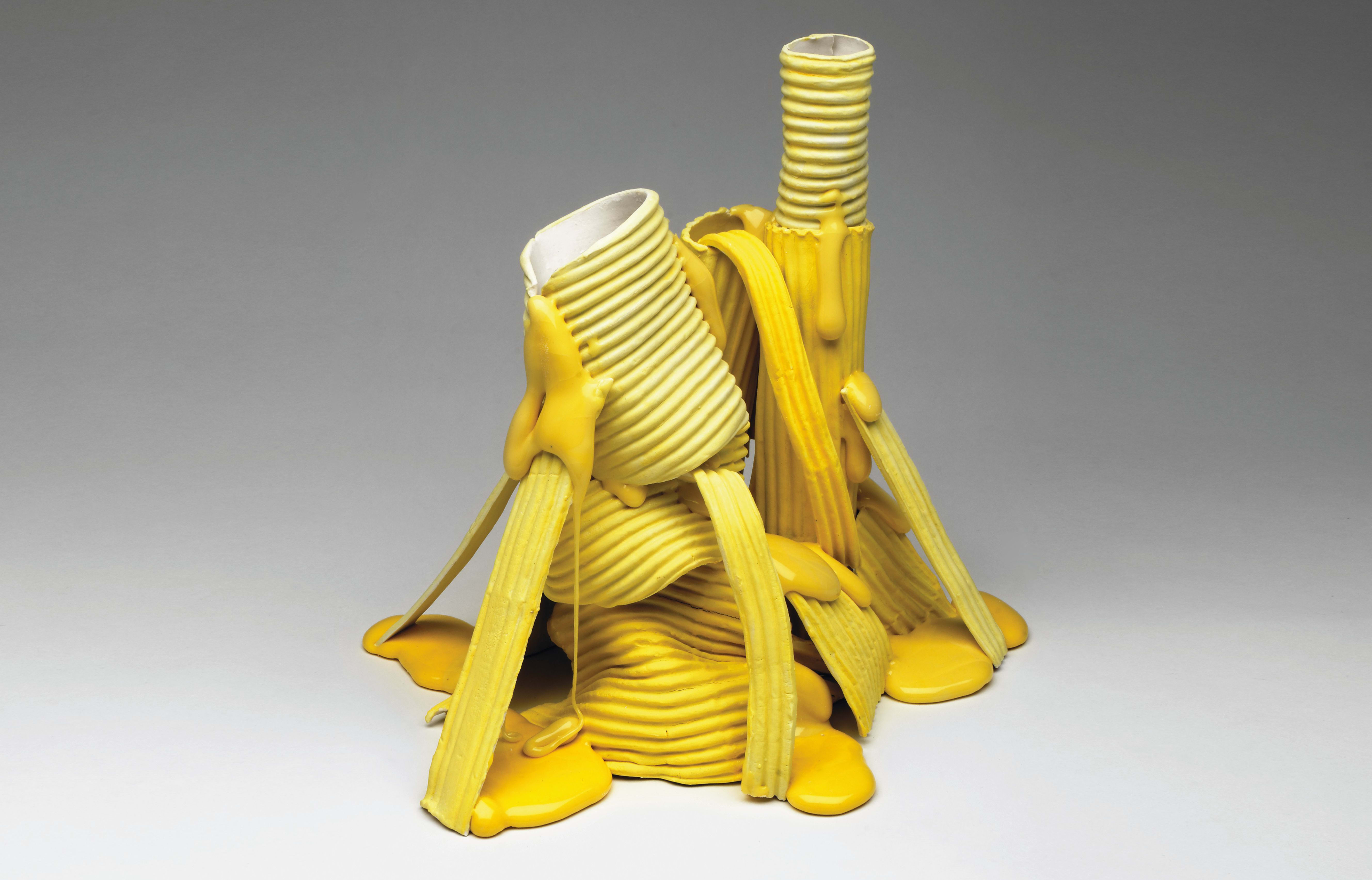 Andrea du Chatenier Untitled (Yellow Stack)