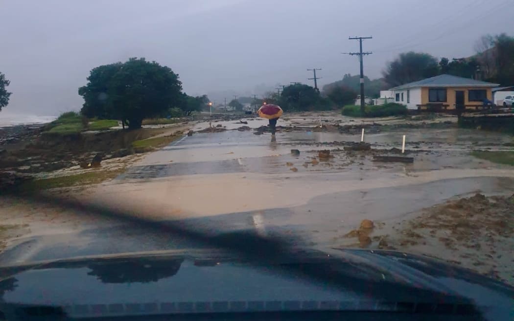 Torrential rain and flooding washed out roads north of Gisborne during Cyclone Hale, cutting power to more than 750 homes in the Tokomaru Bay area, Tolaga Bay, Tapuaeroa, Mata and Makarika areas.