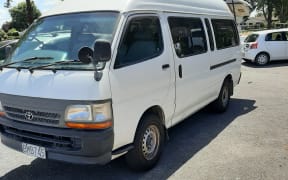 One of the wheelchair vans stolen from the Chris Ruth Centre in Christchurch.