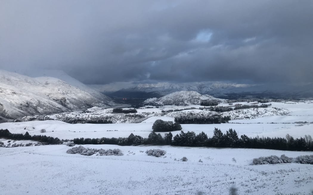 View of Frankton and Queenstown from Eastburn Road and the Crown Range.