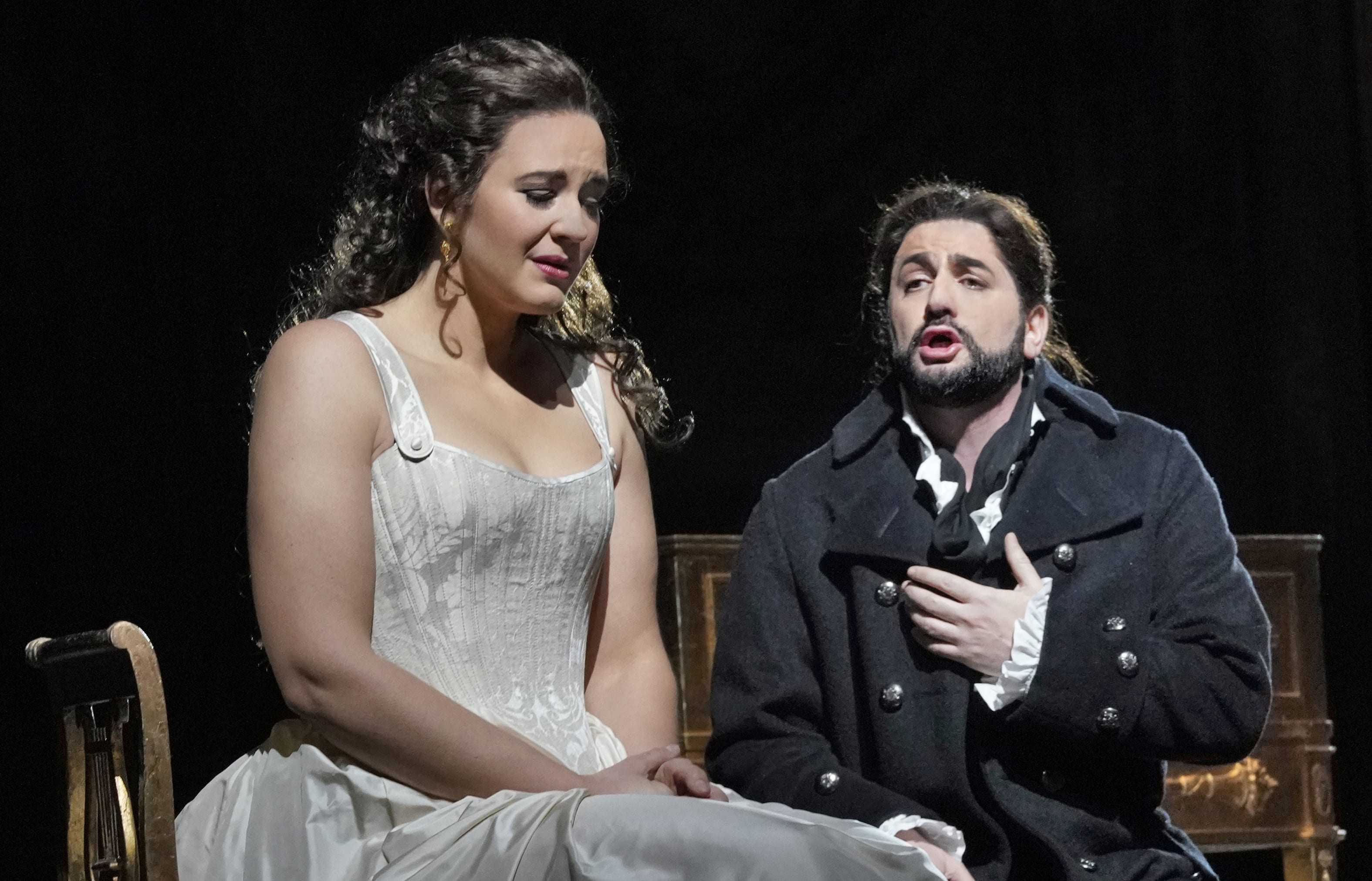 Lise Davidsen as Lisa and Yusif Eyvazov as Hermann