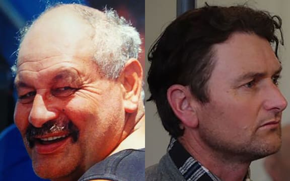 George Taiaroa (left) and Quinton Winders