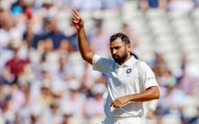 Indian fast bowler Mohammed Shami