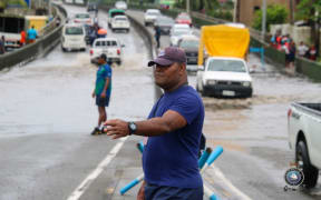 Operations in Nausori earlier this morning