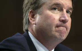 Judge Brett Kavanaugh testifies during the second day of his US Senate Judiciary Committee confirmation hearing.