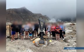 Families of victims of the Whakaari/White Island volcanic eruption in 2019 returned to the island this week.