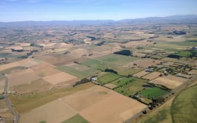 Drought conditions in mid-Canterbury, January 2015