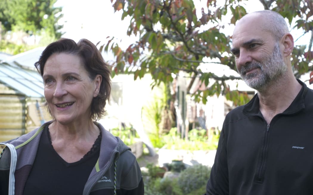 Jude Horrill and Brent Wiulliams of Ohau Gourmet Mushrooms
