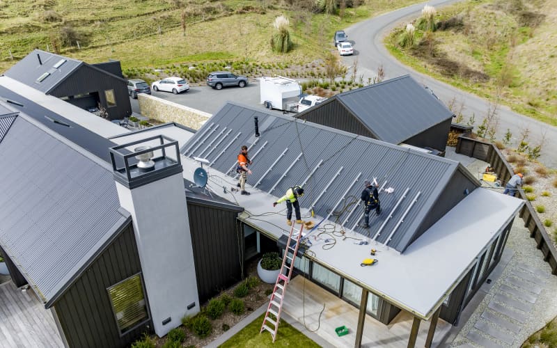 SolarZero workers installing panels