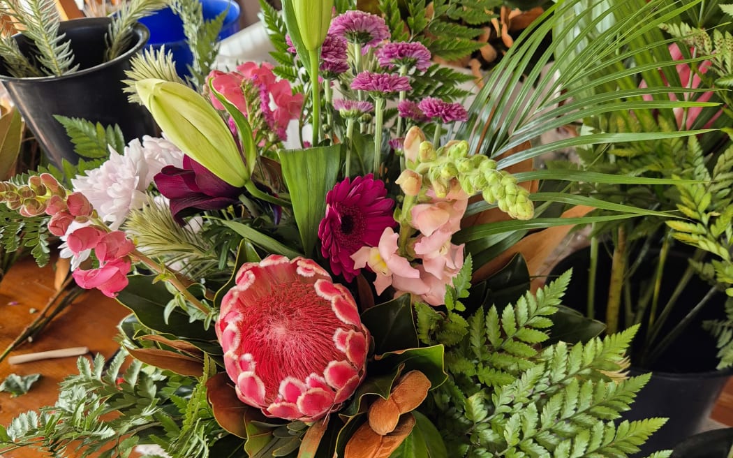 Proteas are one of Kate's favourite flowers to work with.