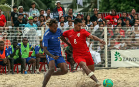Tahiti's Heiarii Tavanae scored twice in the final.