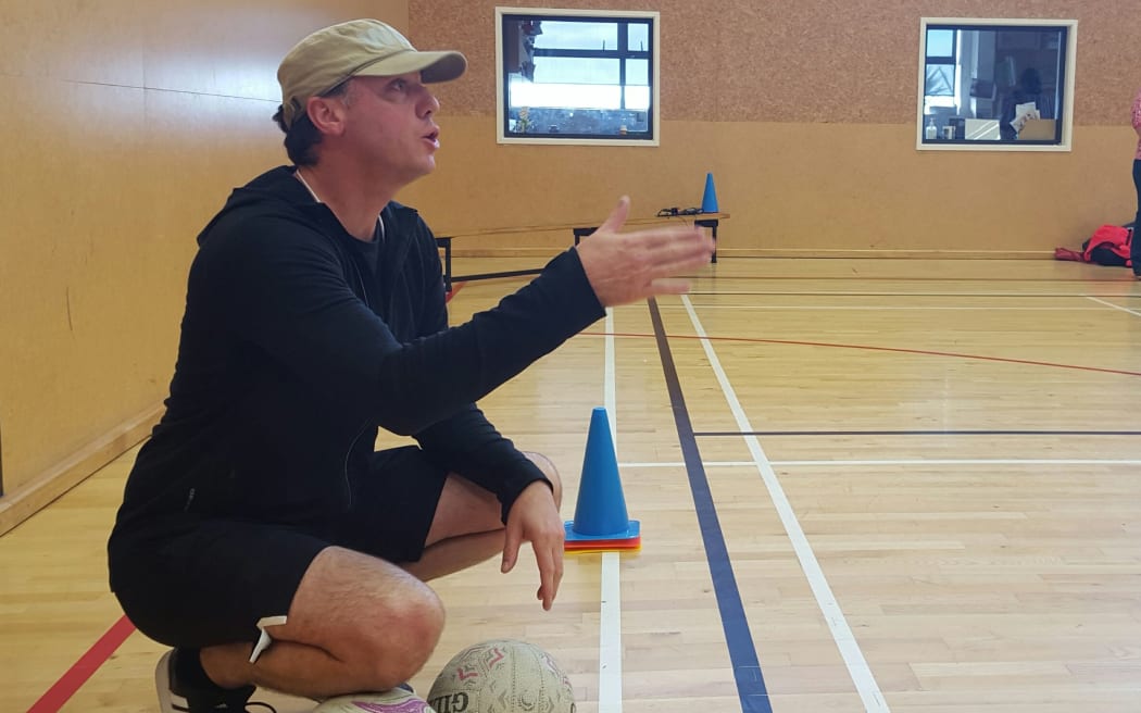 Wellington High School Highenas' coach, Michael Melville is one of thousands of parents helping school sport teams.