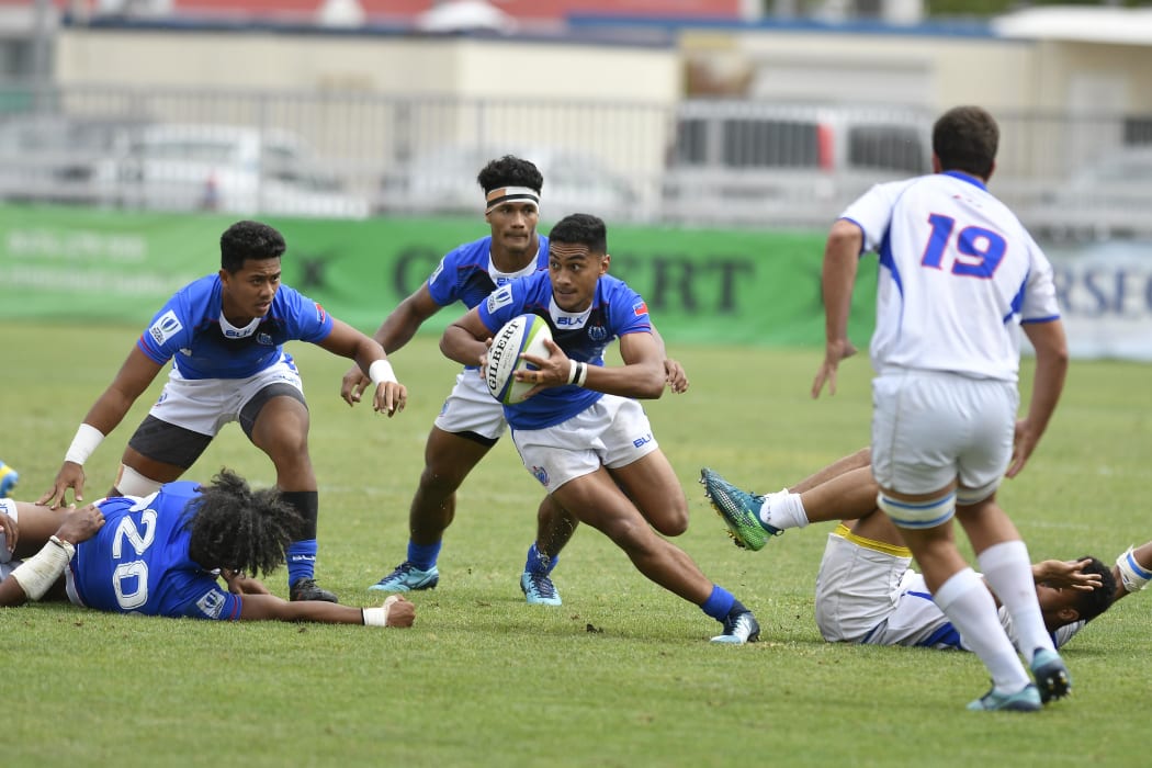 Samoa recovered from a half-time deficit to beat Namibia.