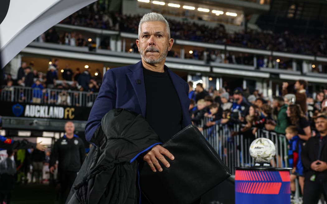Auckland FC's head coach Steve Corica.