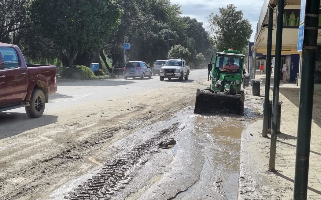 Damage in Wairoa following Cyclone Gabrielle.