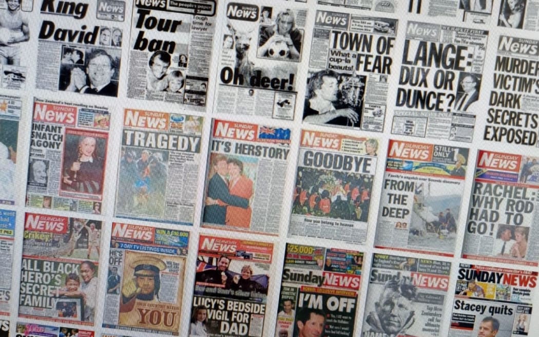 Sunday News covers, as featured in this week's issue of the paper.