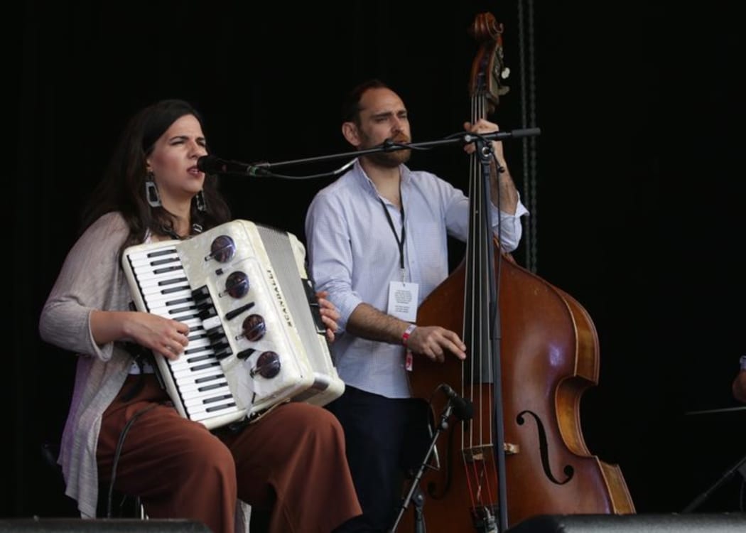 Avgerini Gatsi on accordion