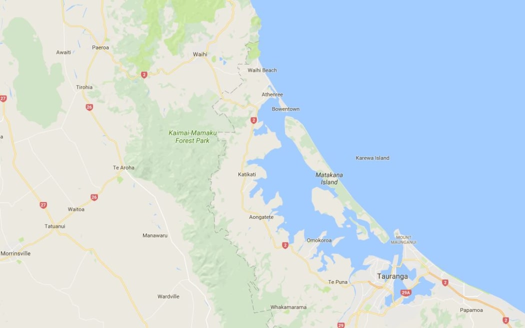 The Kaimai-Mamaku forest park is north west of Tauranga.