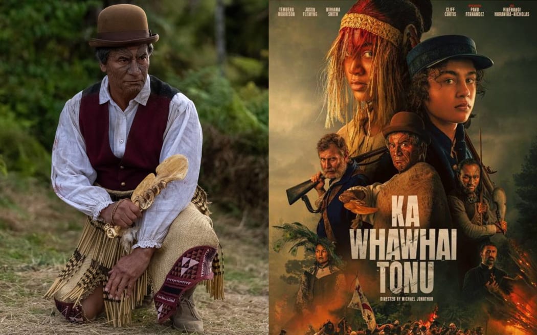 Temuera Morrison in Ka Whawhai Tonu.