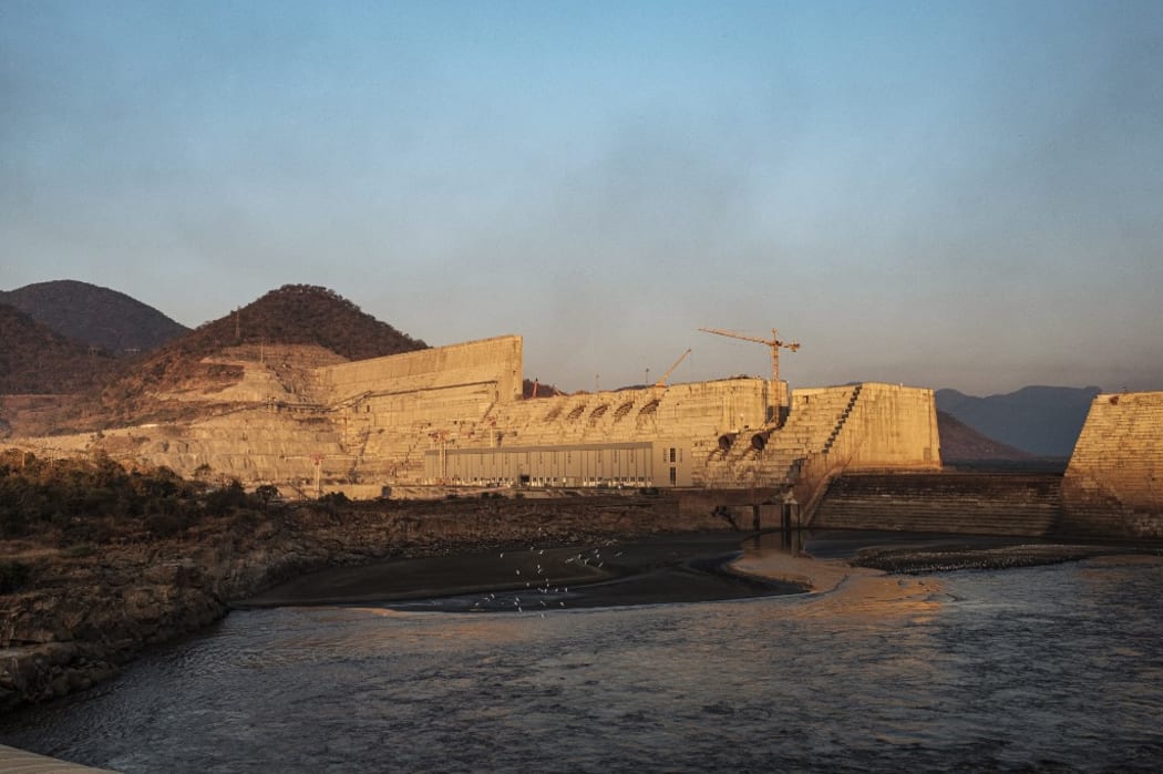 The Grand Ethiopian Renaissance Dam (GERD) under construction, near Guba in Ethiopia. - Ethiopia has started the second phase of filling a controversial mega-dam on the upper Nile River, Egypt said, raising tensions ahead of an upcoming UN Security Council on the issue.