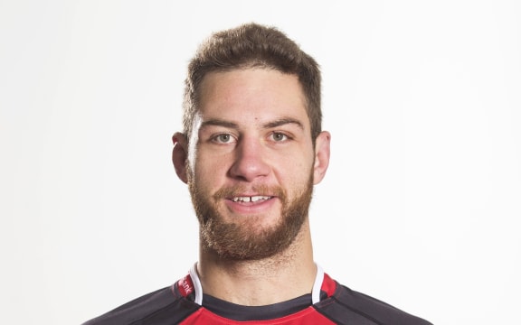 Joel Everson with Canterbury rugby team in 2014.