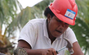 Disaster relief work on Fiji
