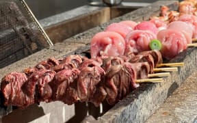 Yakitori at Omni restaurant