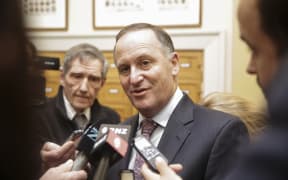 22082016 Photo: Rebekah Parsons-King. Caucas run. John Key.