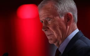 President of the National Rifle Association (NRA) Oliver North speaks during CPAC 2019 in National Harbor, Maryland.