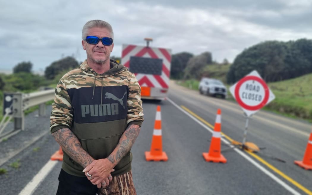 The Mōkau Butcher, Bryan Lester, says there's no point opening when Awakino Gorge is closed.