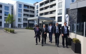 Ron Mark, Winston Peters and Shane Jones in Christchurch at the New Zealand First NZ First conference.