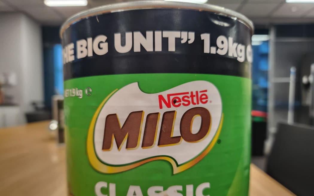 A tin of Milo.