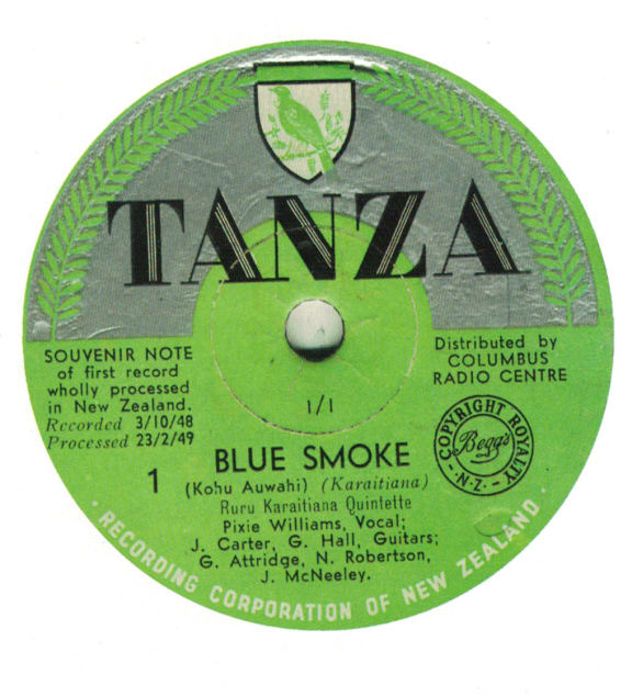 Ruru Karaitiana Quartet with Pixie Williams - Blue Smoke.