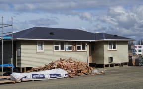 A pre-loved home at the Builtsmart site, waiting to be transported to its new family