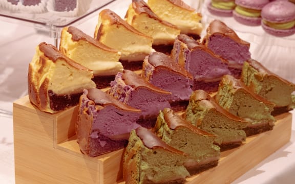 A picture of cake slices.