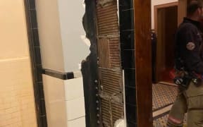 It's believed the man was stuck in the crawl space for two days