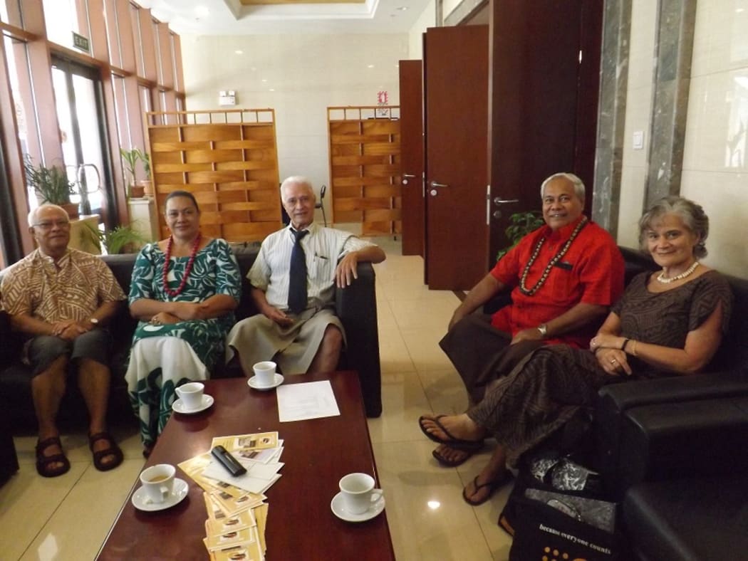 Members of the Comission of Inquiry into family domestic violence in Samoa